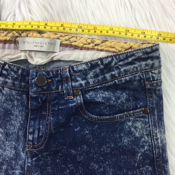Stella McCartney Skinny Ankle Acid Wash Jeans 30 - Picture 6 of 8